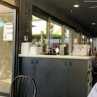 a man sitting at a table