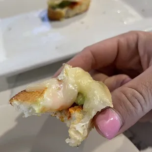 Avocado and Brie Melt appetizer