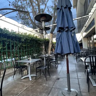 The patio.
