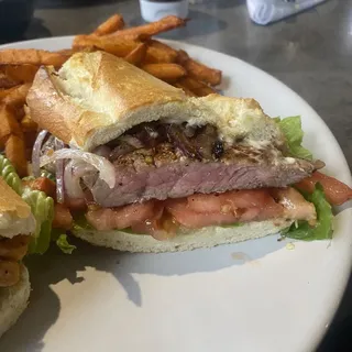Grilled Steak Sandwich Lunch
