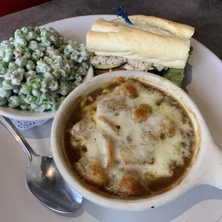 Sandwich, Salad and Soup Lunch