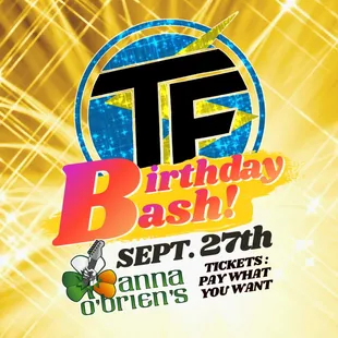 a picture of a birthday bash