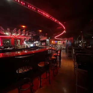 The bar  Inside