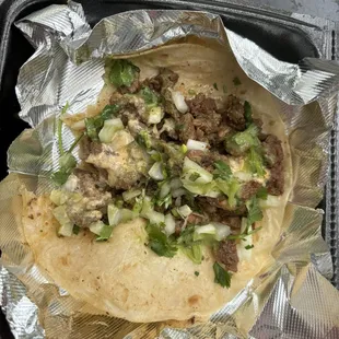 beef fajita taco