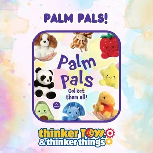 Tiny but full of personality!  Meet #PalmPals--adorable plushies that fit right in your palm and steal your heart...