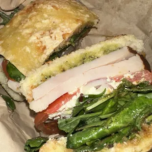 Turkey Pesto Sandwich