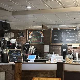 bar area