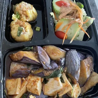 Eggplant Basil Lunch Special