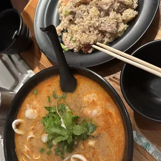 Seafood Creamy Tom Yum Noodle Soup