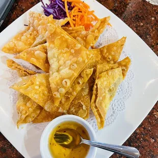 Chicken fried wonton