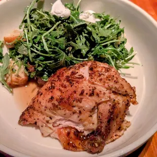 Slow roasted chicken au jus