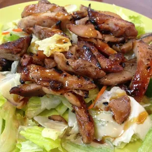 Chicken teriyaki salad