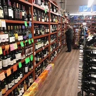 Wine Selection / Not pictured : beer and spirit