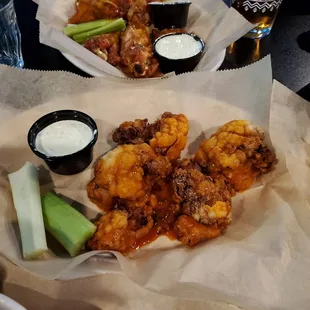 Cauliflower and regular wings