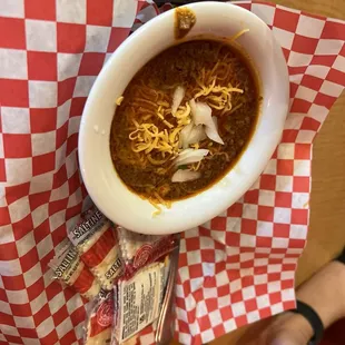 Detroit-Style Chili (beanless)