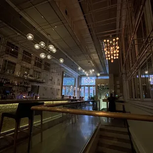 Bar and entrance area