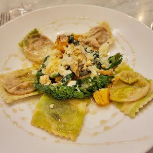 Pumpkin ricotta ravioli