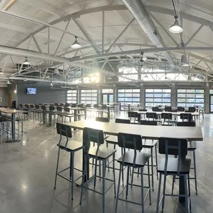 the inside of the building
