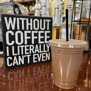 Zapp 16 oz dark chocolate and white chocolate w/shot of espresso