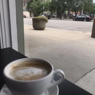 Great coffee, relaxing atmosphere, and overall nice place to enjoy a break or get a little work done.