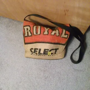 My shoulder bag I purchased on my first visit