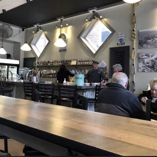 customers in a restaurant