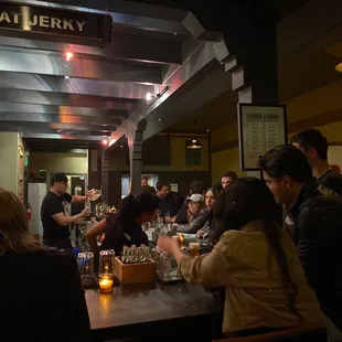 Interior Friday night