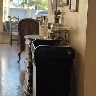 Front of coffee shop