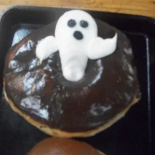 World&apos;s famous Halloween Honker donut!