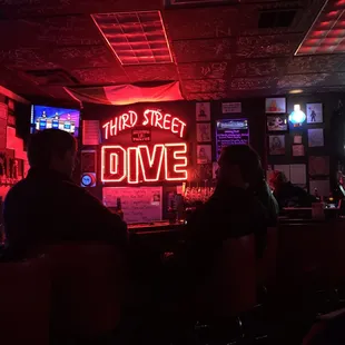 The bar.