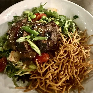 Korean Steak & Noodle Salad