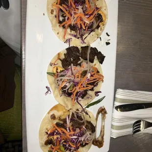 Korean Steak Tacos