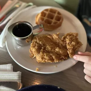 Chicken &amp; Waffles kid size