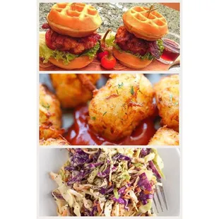 Chicken and Waffles on Sunday Mornings!