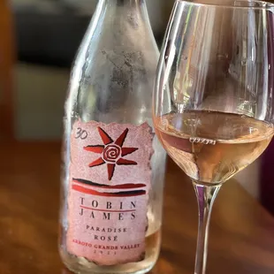 Tobin James Rosè. 2nd wine of the tasting.