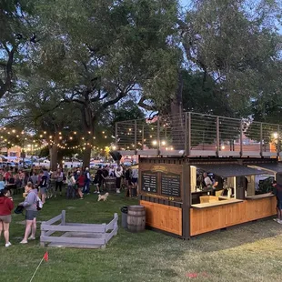 Bar at the Third Ward Beer Garden