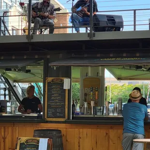 a man playing guitar