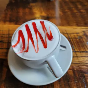 The raspberry cappuccino is amazing. This is my new favorite drink.