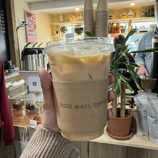 rose cardamom latte