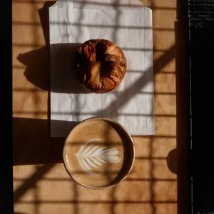 Passionfruit Kouign-Amann &amp; Cappuccino