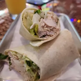 Chicken Caesar wrap