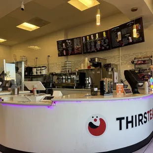 The front counter