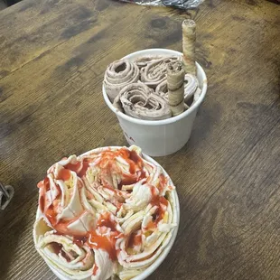 Mango chamoy and banana Nutella