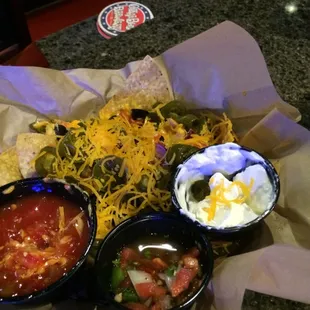 Mini Mucho Nachoes, veg style