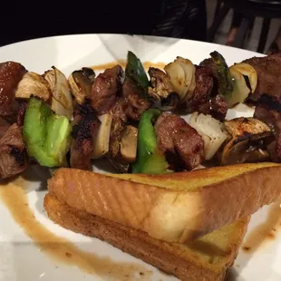 Steak shish kabob