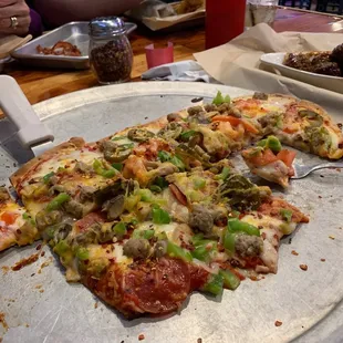 Flatbread pizza