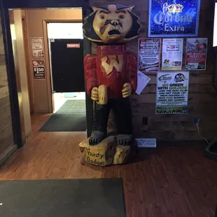 The thirsty badger!