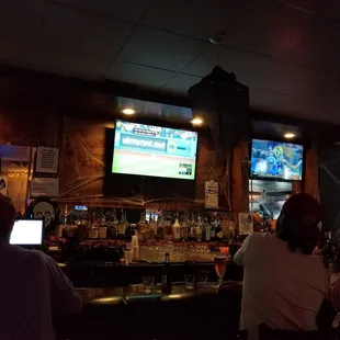 Bar and TVs