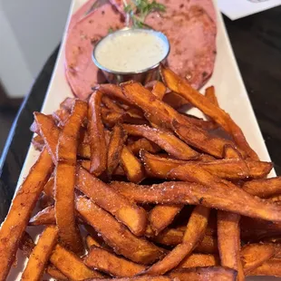 Quesadilla 3.122/ stars! Yam Fries 4.87788 stars!