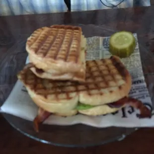 Gouda and Pear Croque